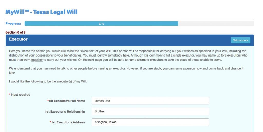 Write your own Will at USLegalWills.com