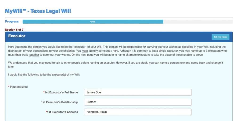 Write your own Will at USLegalWills.com