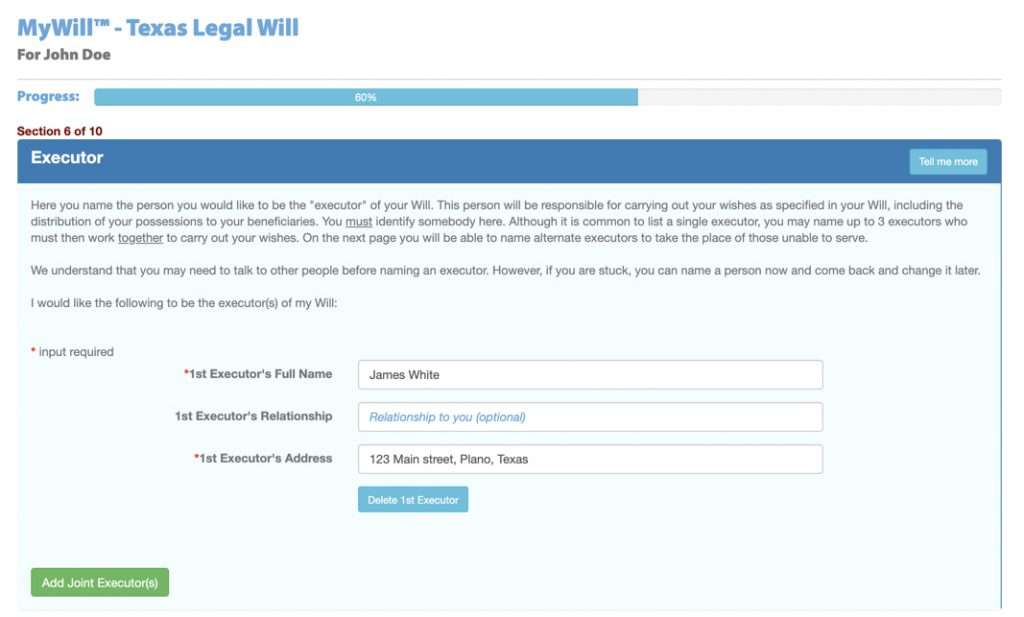 Write your own Will 10 reasons why it just makes sense.